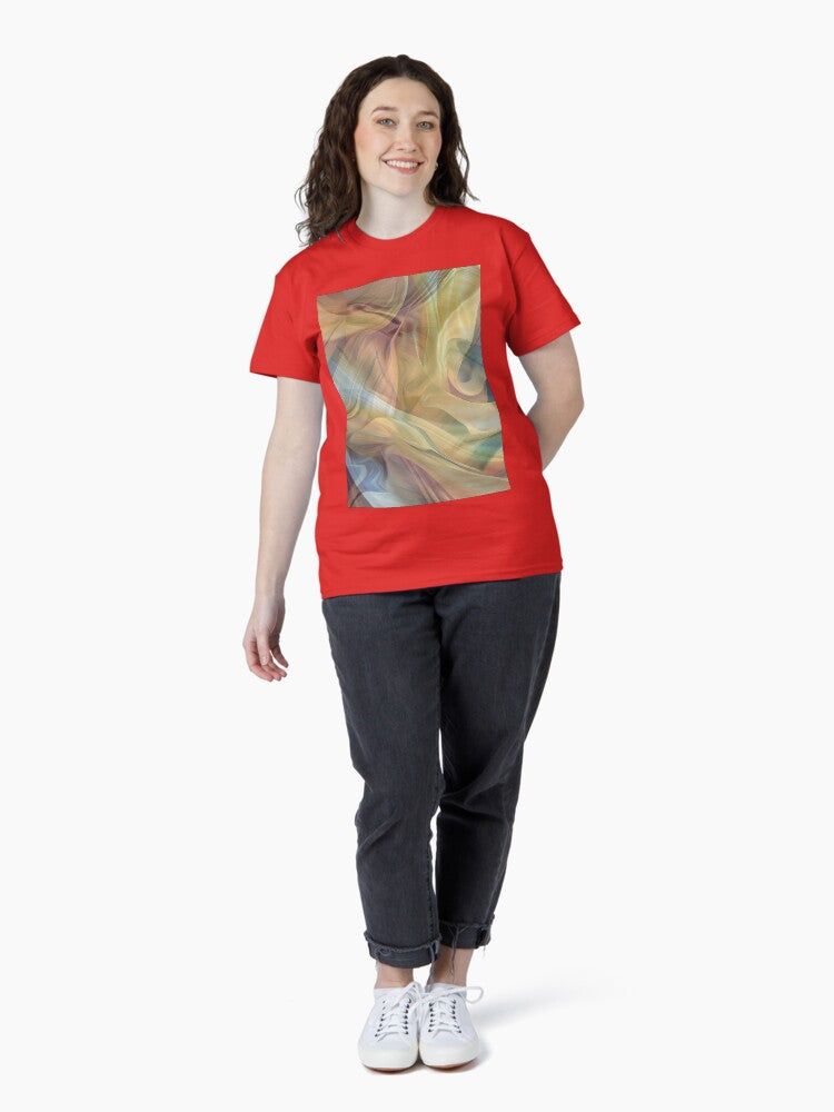 Vibrant Abstract Kaleidoscope: Wearable Art for T-shirts, Posters, Stickers, and Home Decor Classic T-Shirt Style003