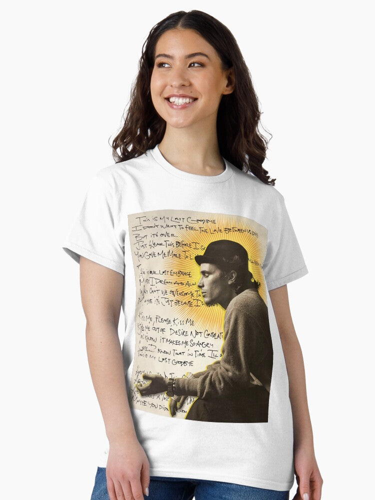 Legend Singer Man Lyric Hardwriten Minimalist Poster Classic T-Shirt