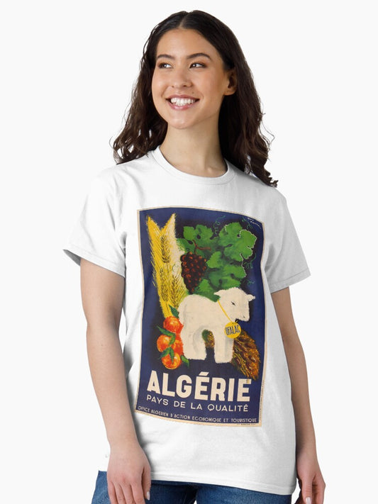 Algerie vintage travel poster Classic T-Shirt