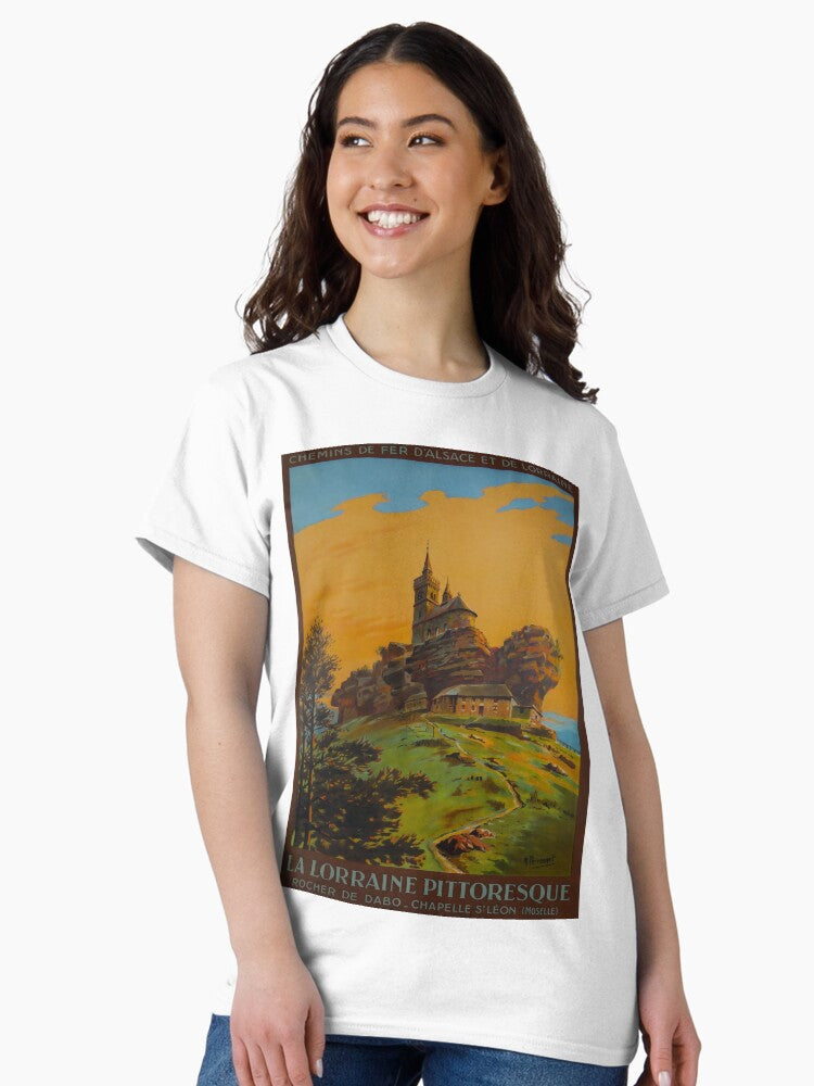 La Lorraine Pittoresuqe vintage travel poster Classic T-Shirt