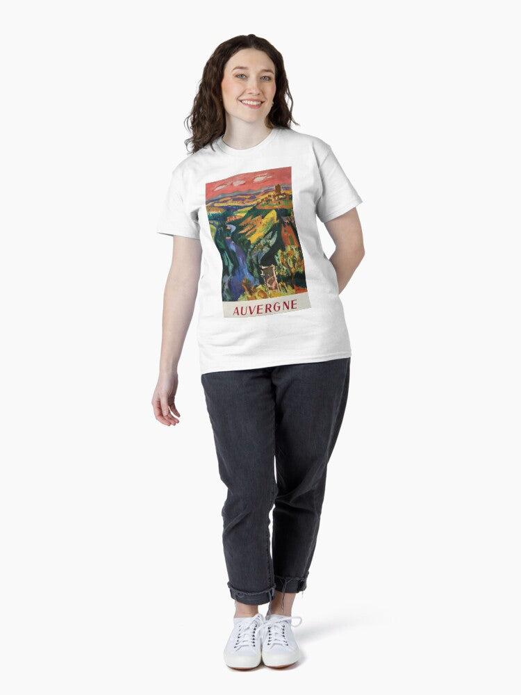 Auvergene vintage travel poster Classic T-Shirt