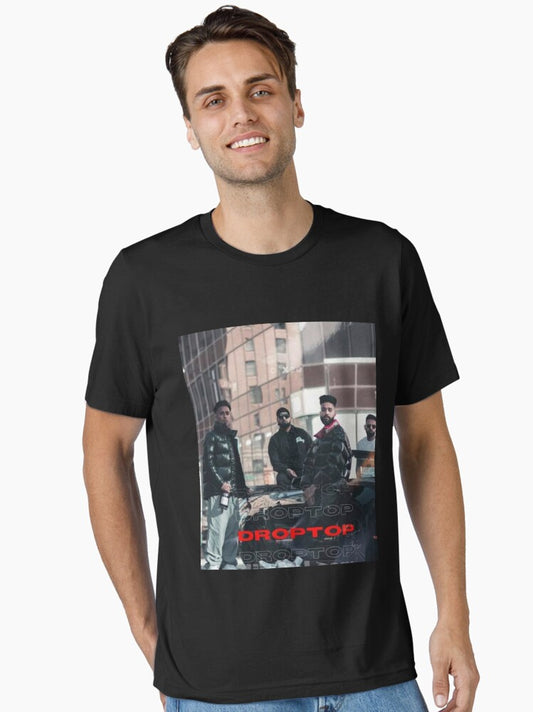 AP Dhillon Droptop poster Ap Dhillon poster punjabi singer punjab Essential T-Shirt