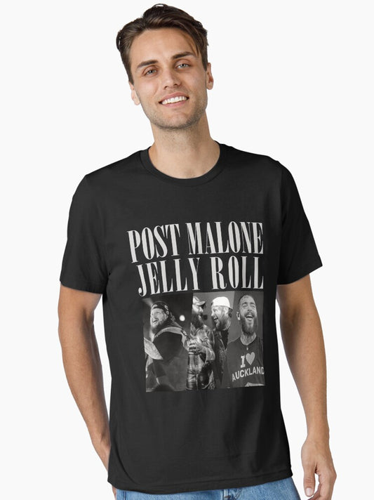 Post Malone Jelly Roll Concert Tour Album Cover Poster Essential T-Shirt