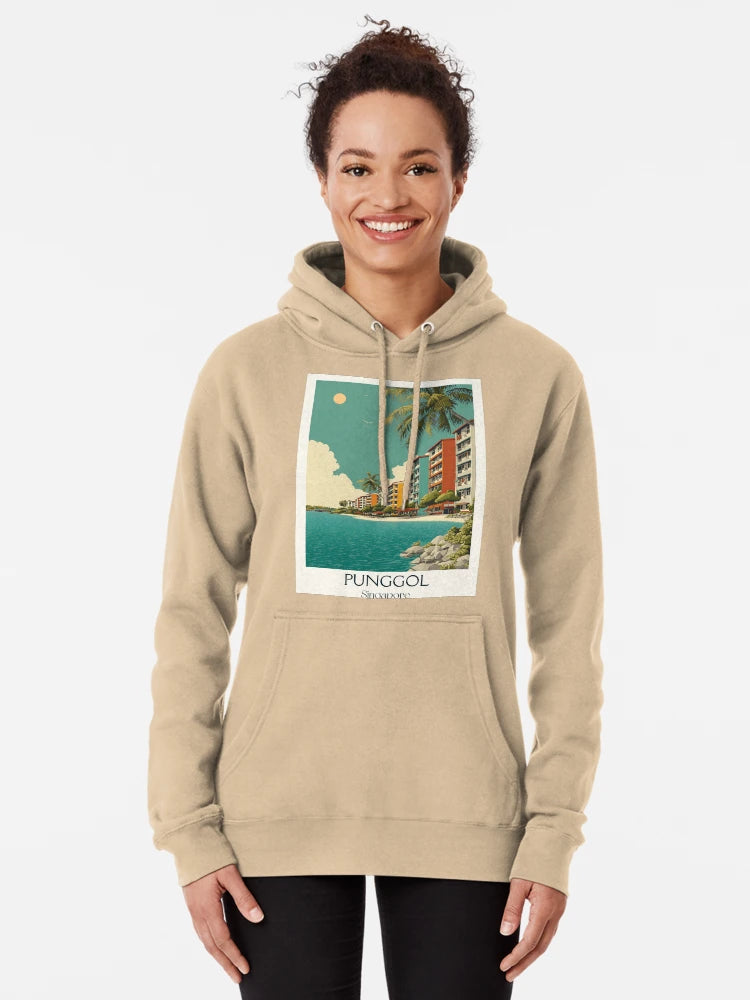 Punggol Poster – Waterfront Living & Palm-Framed Horizons Classic T-Shirt