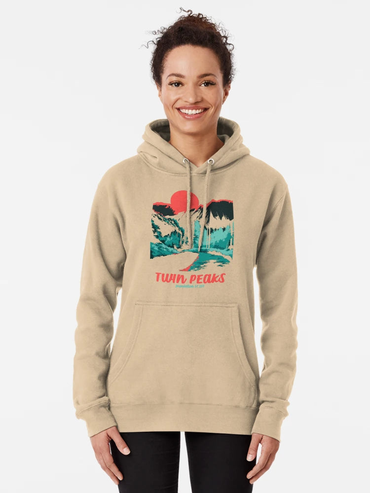 Twin Peaks Classic National Parks Tonal Welcome Poster Classic T-Shirt