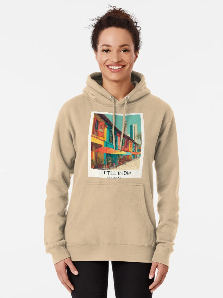 Little India Poster – Vibrant Facades & Cultural Color Classic T-Shirt