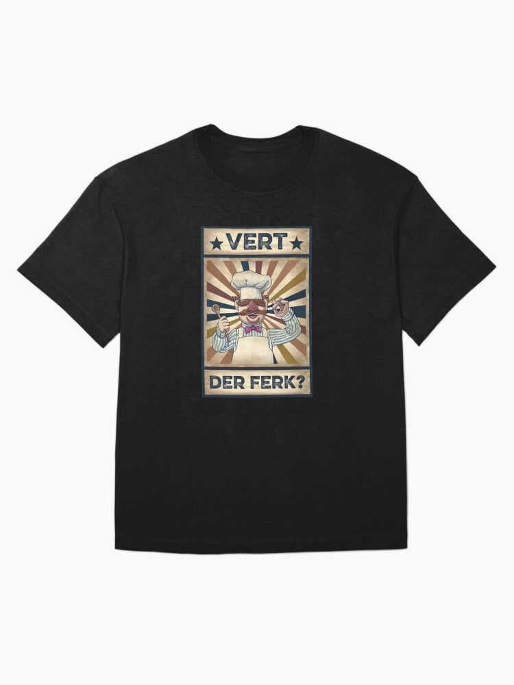 BEST POSTER SWEDISH CHEF Vert Der Ferk - Oversized T-Shirt