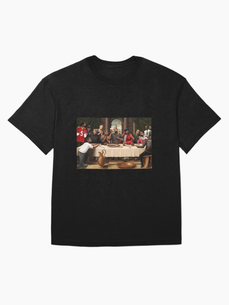 Canvas Hip Hop Rapper Poster Oversized T-Shirt