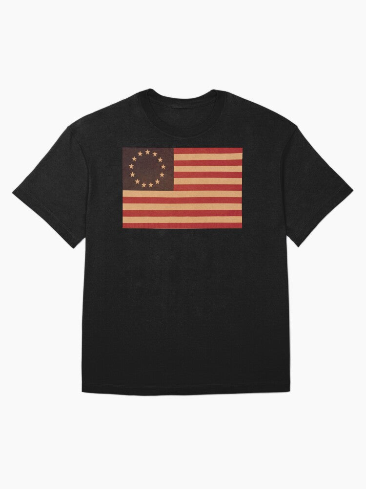 13 Colony Fade Flag Oversized T-Shirt