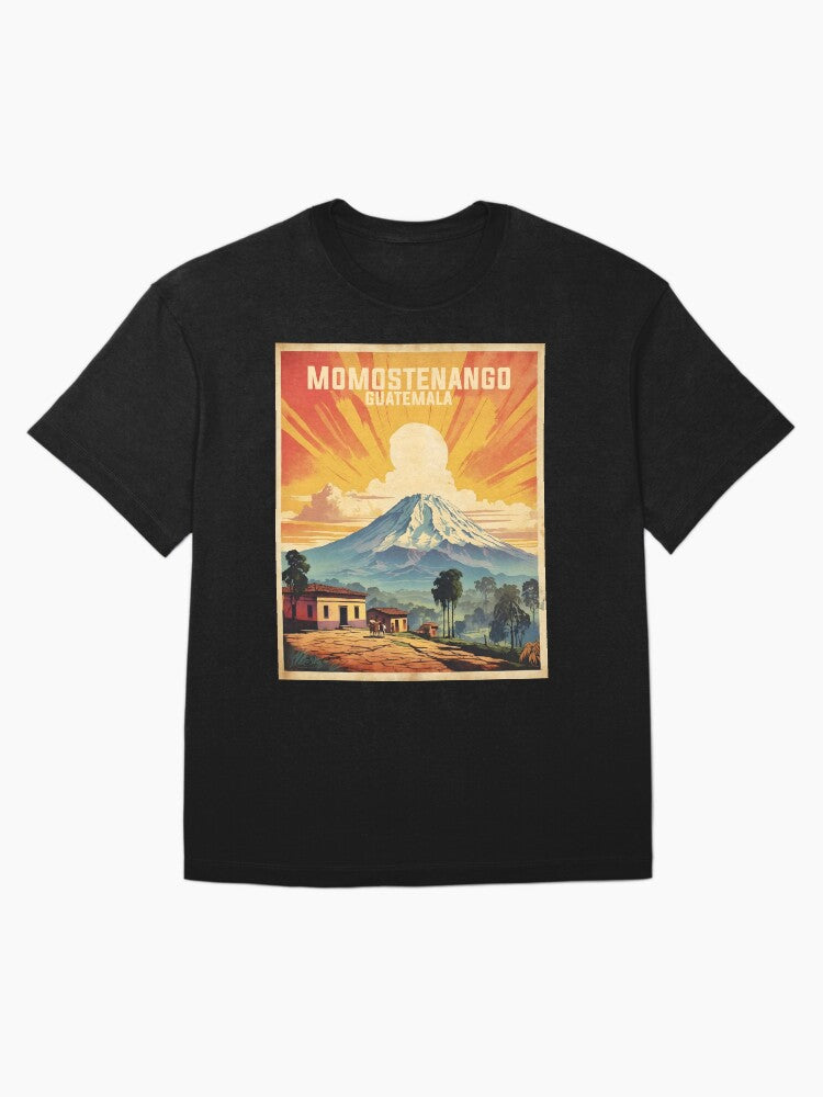Momostenango Guatemala Vintage Poster Tourism Oversized T-Shirt
