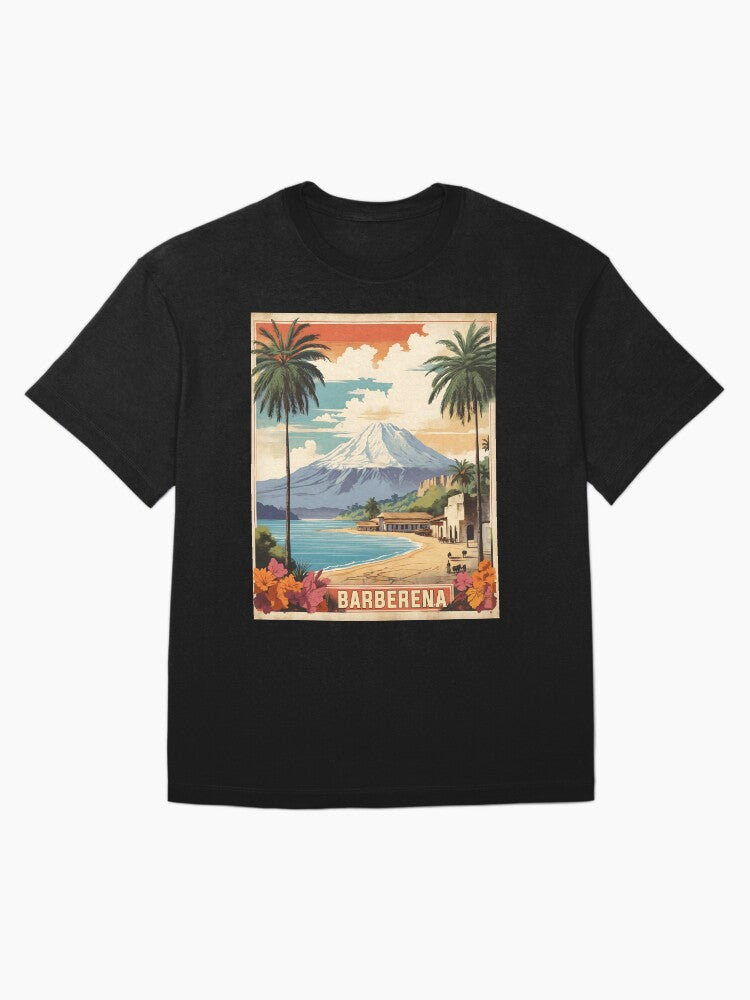 Barberena Guatemala Vintage Poster Tourism Oversized T-Shirt