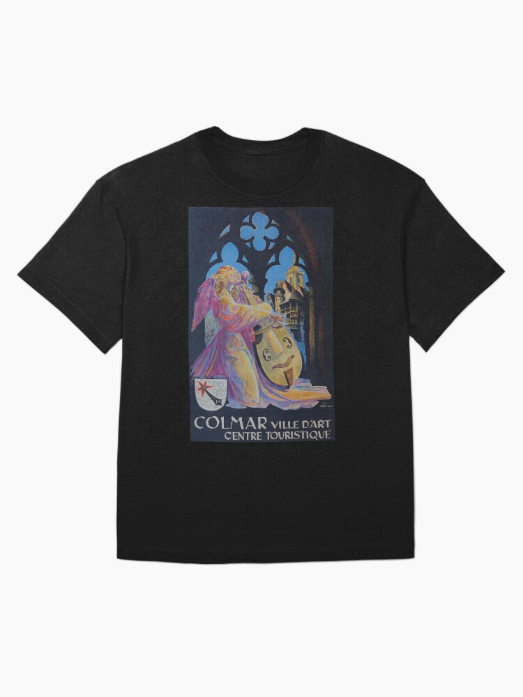 Colmar Ville d Art vintage travel poster Oversized T-Shirt