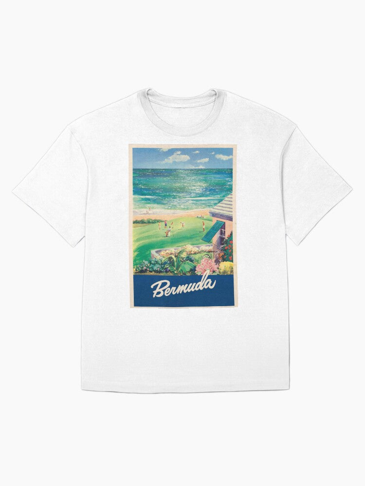 Bermuda vintage travel poster Oversized T-Shirt