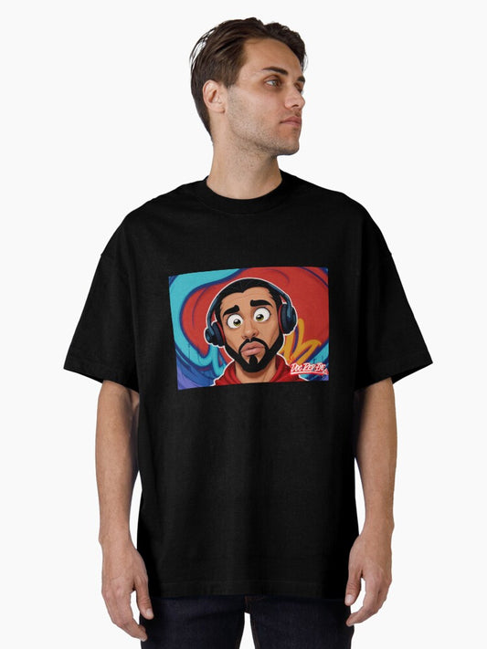 "Run It Back" Doc Red Eye Oversized T-Shirt