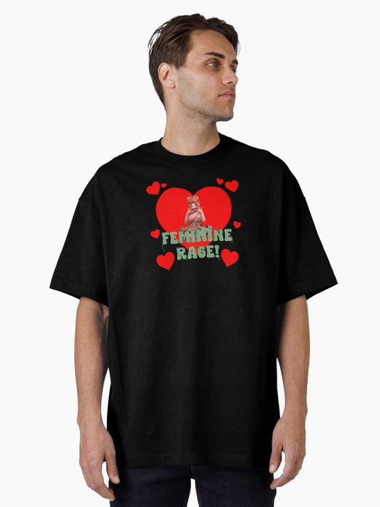 Feminine Rage! ~ Melanie Oversized T-Shirt