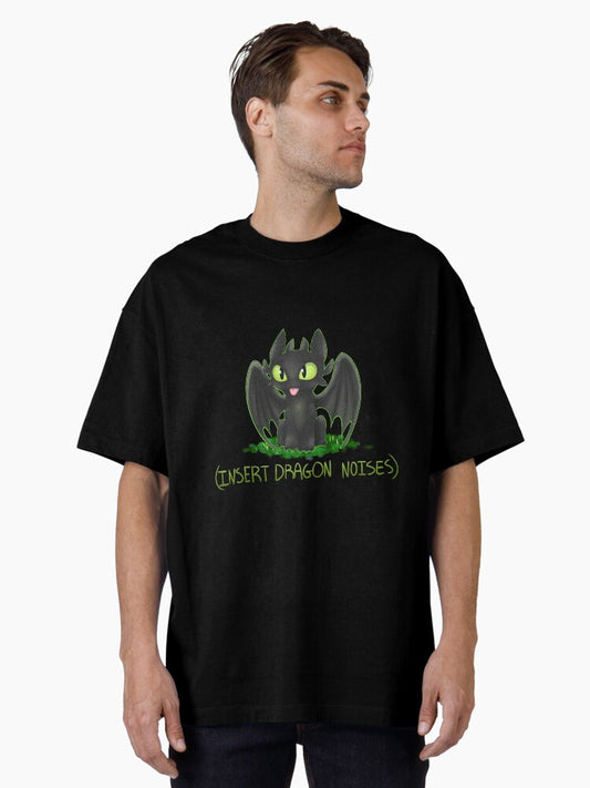 (Insert Dragon Noises) Oversized T-Shirt