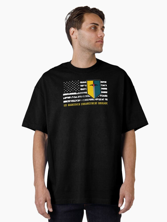 1st Maneuver Enhancement Brigade Oversized T-Shirt