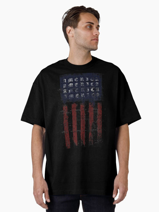 'Merica Oversized T-Shirt Style002