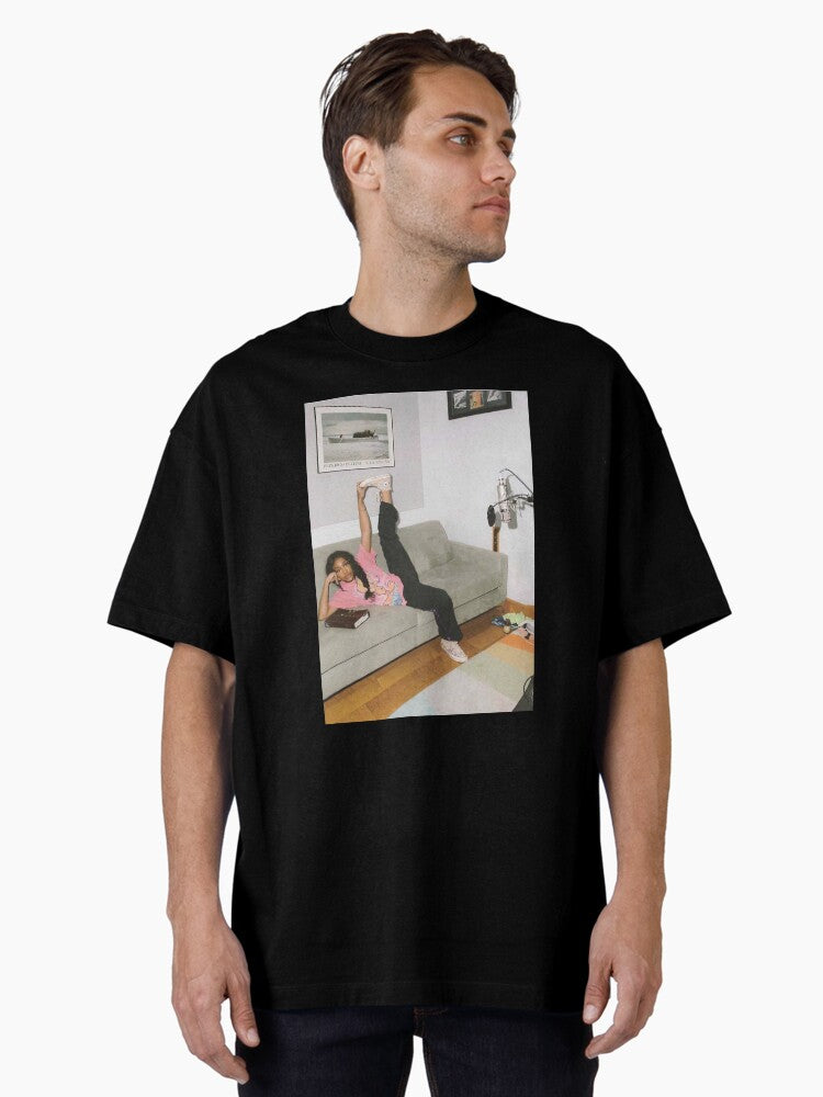 SZA Live In House Poster Oversized T-Shirt
