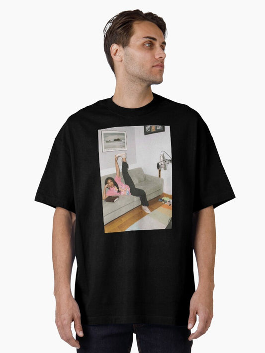 SZA Live In House Poster Oversized T-Shirt