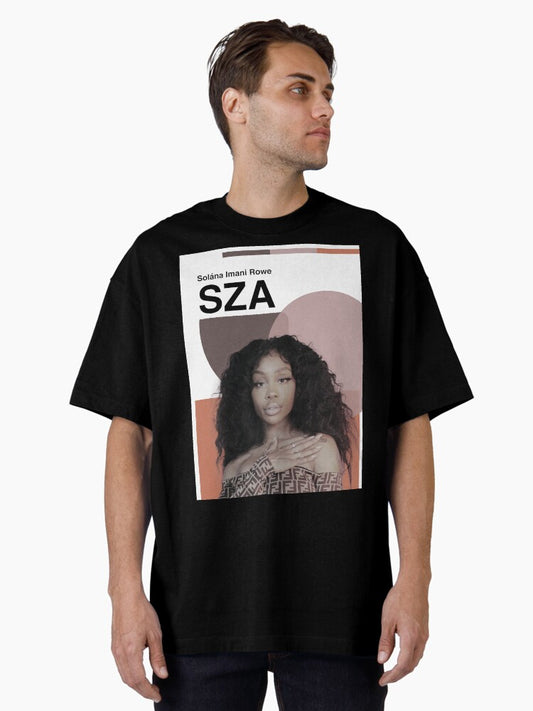 SZA Minimal Design - Great for a poster, sticker, T-Shirt Oversized T-Shirt
