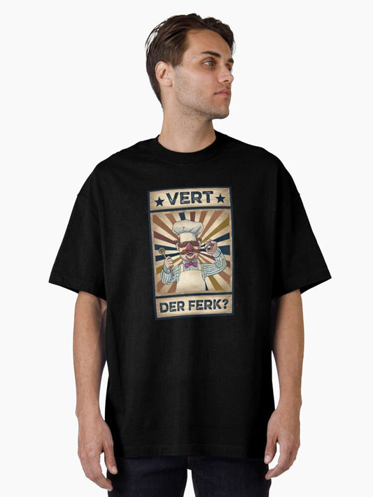 BEST POSTER SWEDISH CHEF Vert Der Ferk - Oversized T-Shirt