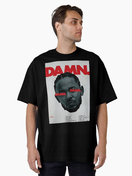 Lamar Damn Album Poster Oversized T-Shirt