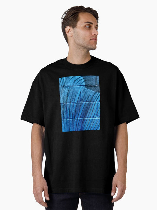 Hip hop background street art graffiti urban art modern poster Oversized T-Shirt