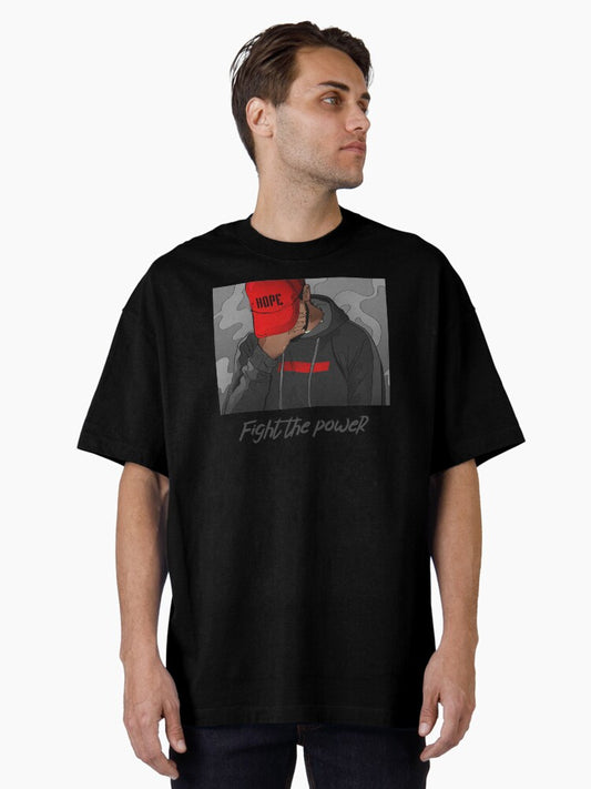 Fight the power Hip Hop Music Oversized T-Shirt