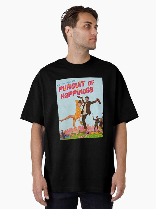 Pursuit Of Happines Cudi Poster Oversized T-Shirt