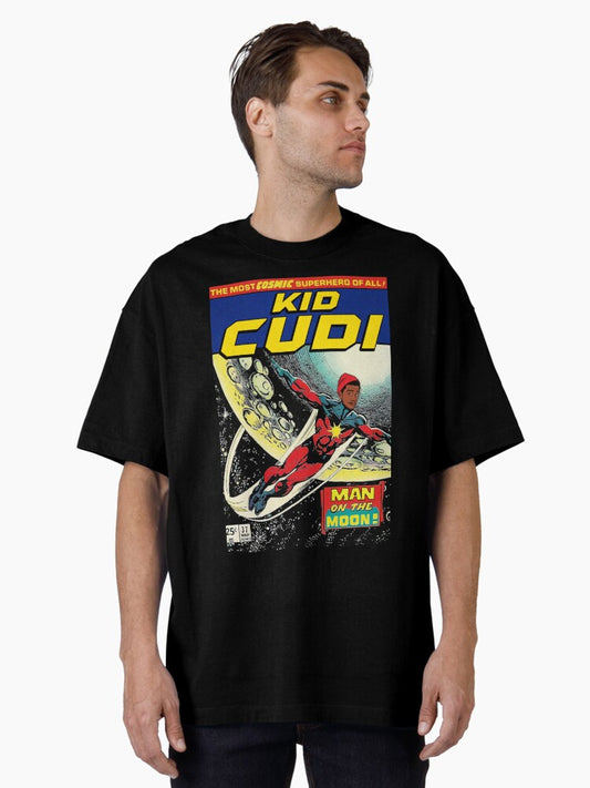 Astronout Man Poster Oversized T-Shirt