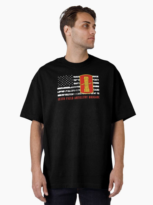 197th Field Artillery Brigade Oversized T-Shirt
