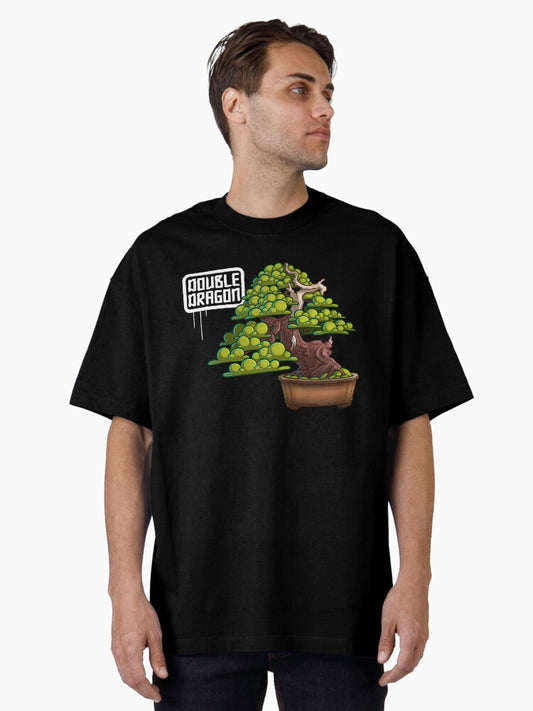 02 Dubble dragon bonsai on white Oversized T-Shirt