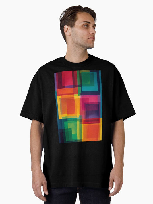 003 Art Speaks to Your Sign Gemini Oversized T-Shirt