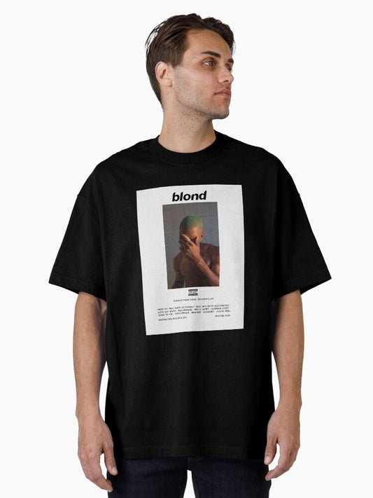 Frank Ocean Blond Album HD Poster Tracklist Design Oversized T-Shirt