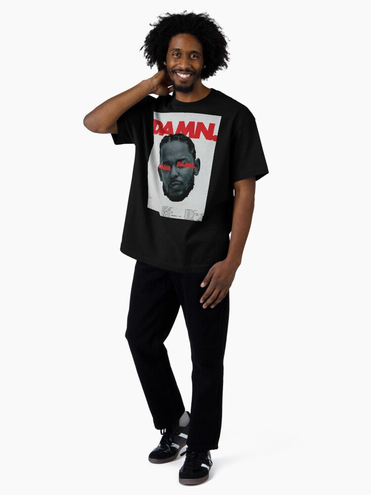 Lamar Damn Album Poster Oversized T-Shirt