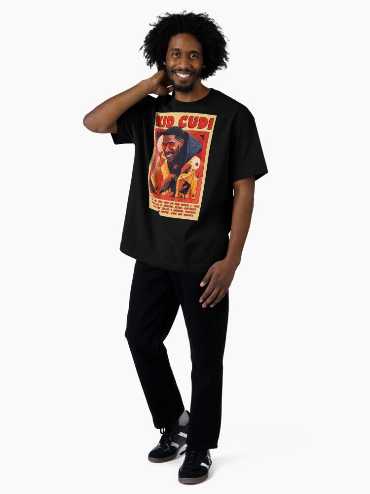 Astronaut Man Poster Oversized T-Shirt