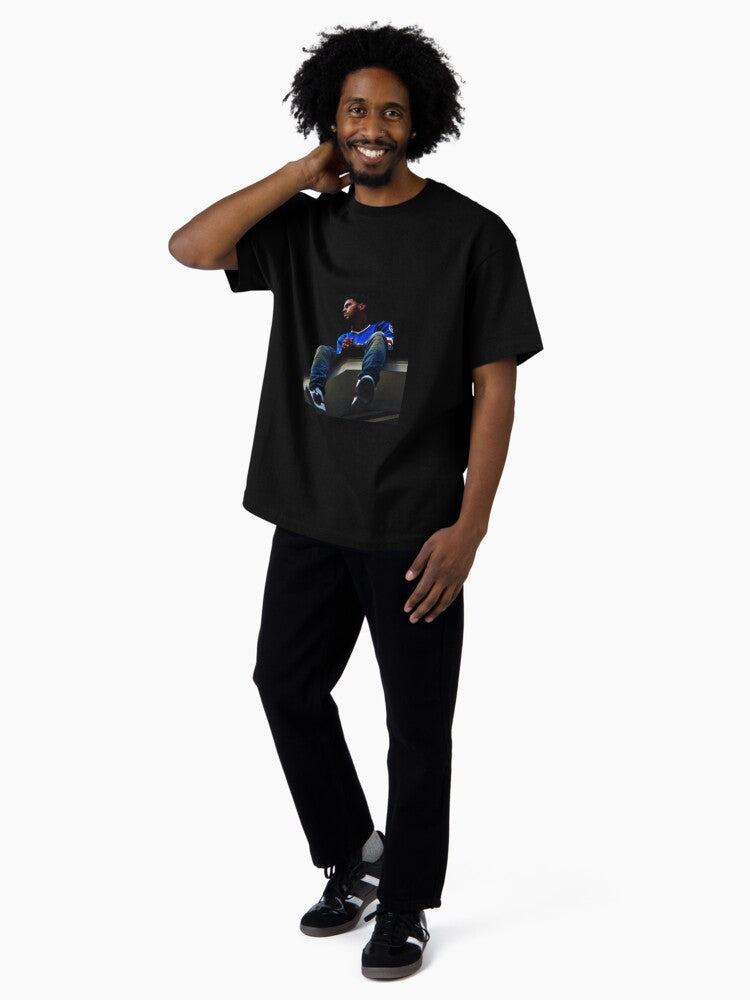 J Cole Poster | 2014 Forest Hills Drive Poster | Album Cover Poster | Poster Print Wall Art | Custom Poster | Home Decor Active Oversized T-Shirt