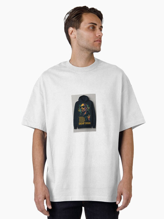 Snoop Dogg West Coast Art Hoodie Oversized T-Shirt