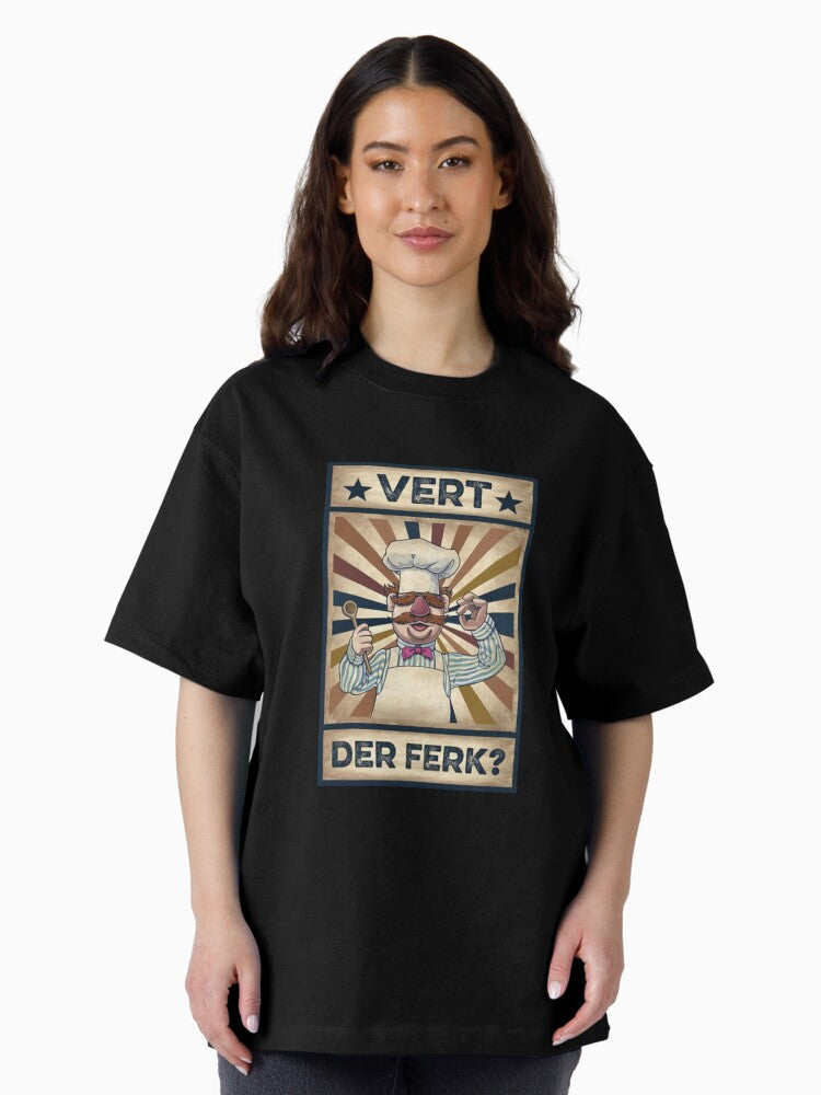 BEST POSTER SWEDISH CHEF Vert Der Ferk - Oversized T-Shirt