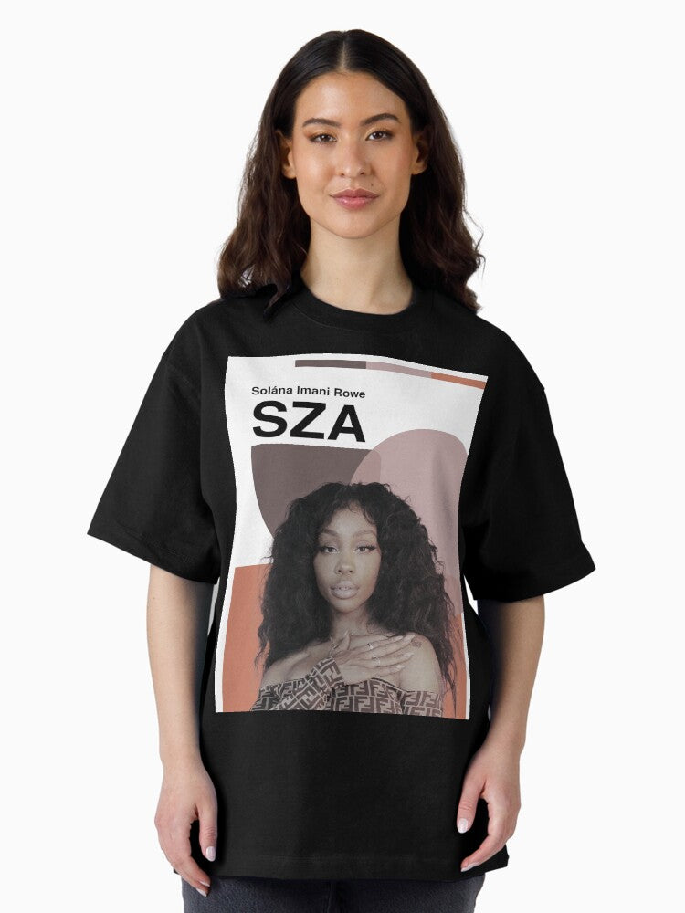 SZA Minimal Design - Great for a poster, sticker, T-Shirt Oversized T-Shirt