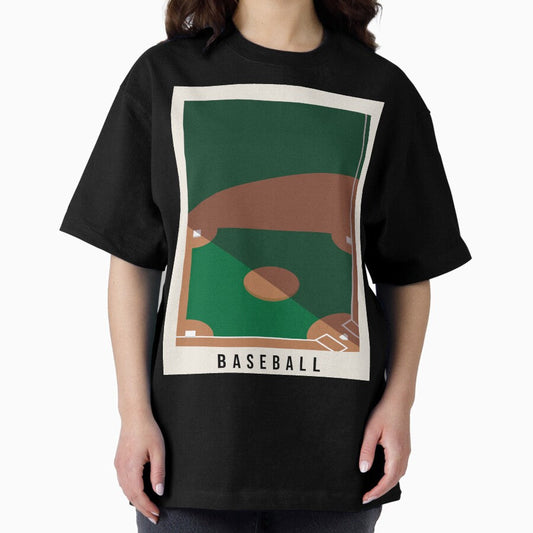 Baseball field Poster Oversized T-Shirt