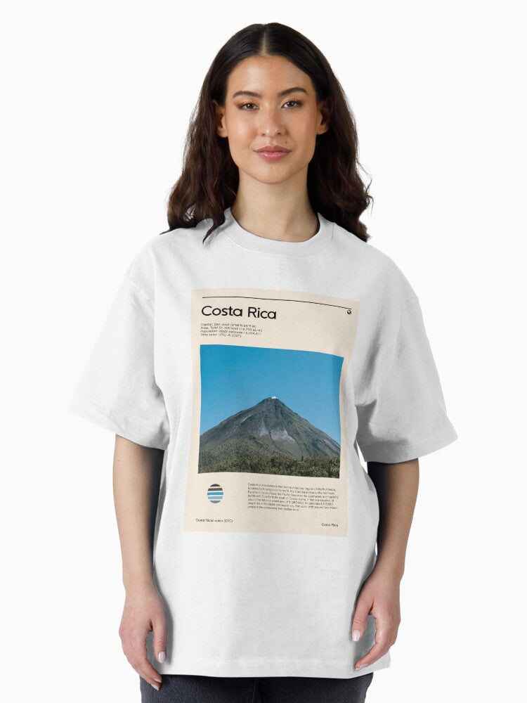 Costa Rica (Travel poster) Oversized T-Shirt