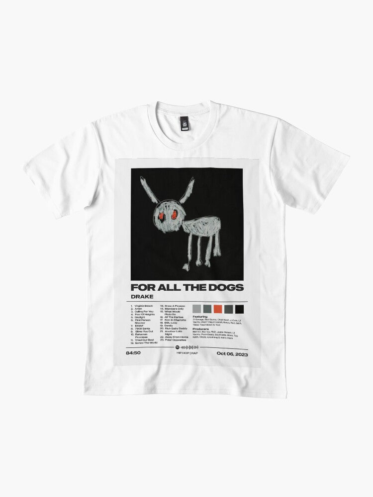 For All the Dogs by Drake Album Poster Premium T-Shirt