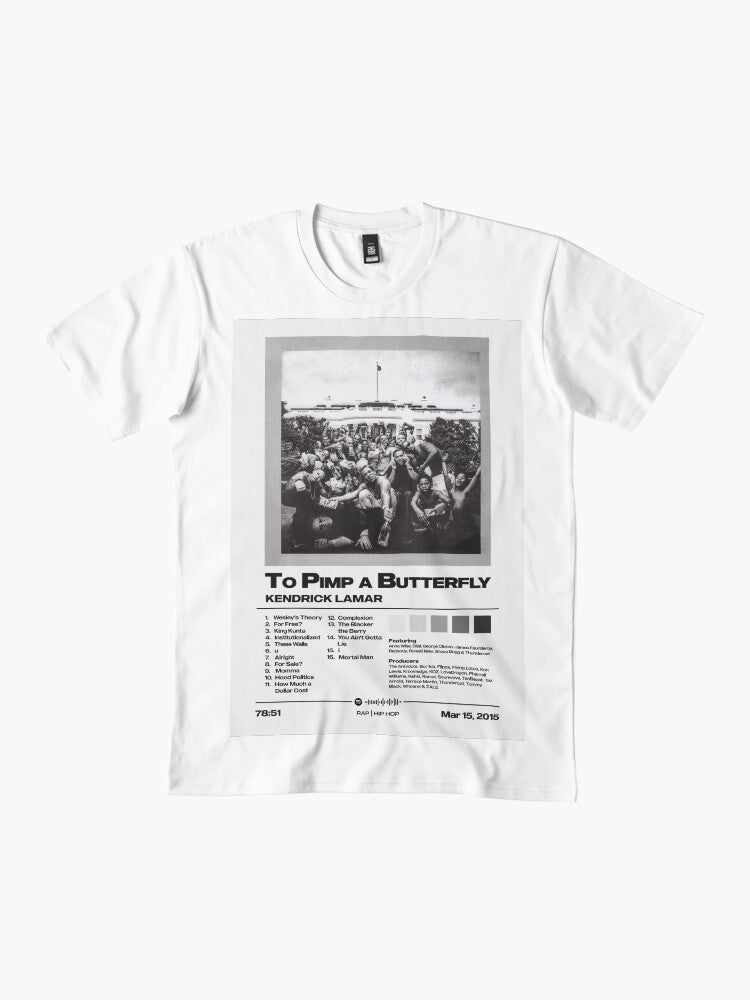 To Pimp a Butterfly by Kendrick Lamar Album Poster Premium T-Shirt