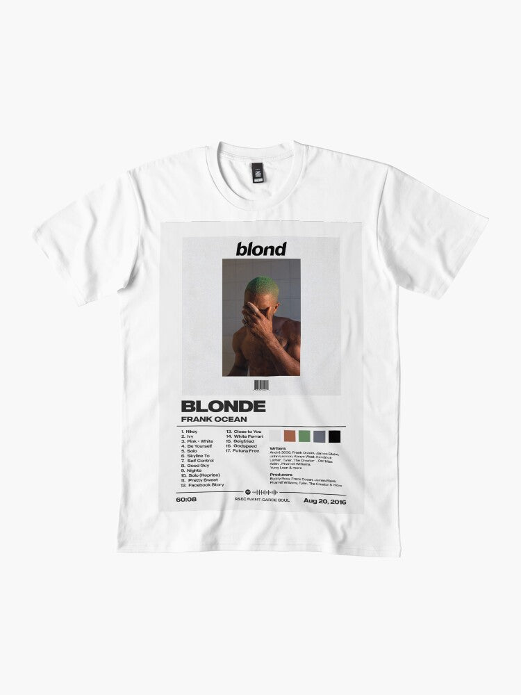 Blonde by Frank Ocean Album Poster Premium T-Shirt