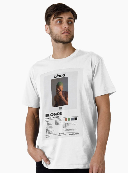 Blonde by Frank Ocean Album Poster Premium T-Shirt