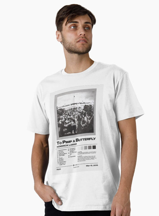 To Pimp a Butterfly by Kendrick Lamar Album Poster Premium T-Shirt