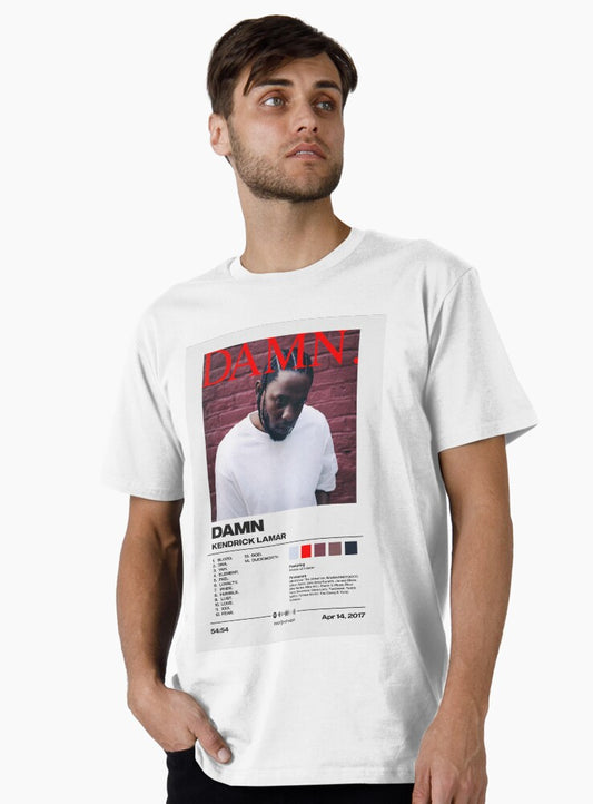 Damn by Kendrick Lamar Album Poster Premium T-Shirt Style001