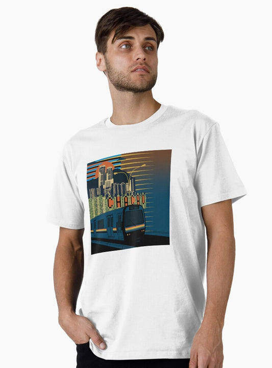 Caracas Venezuela Metro Chacao Avila Poster Premium T-Shirt